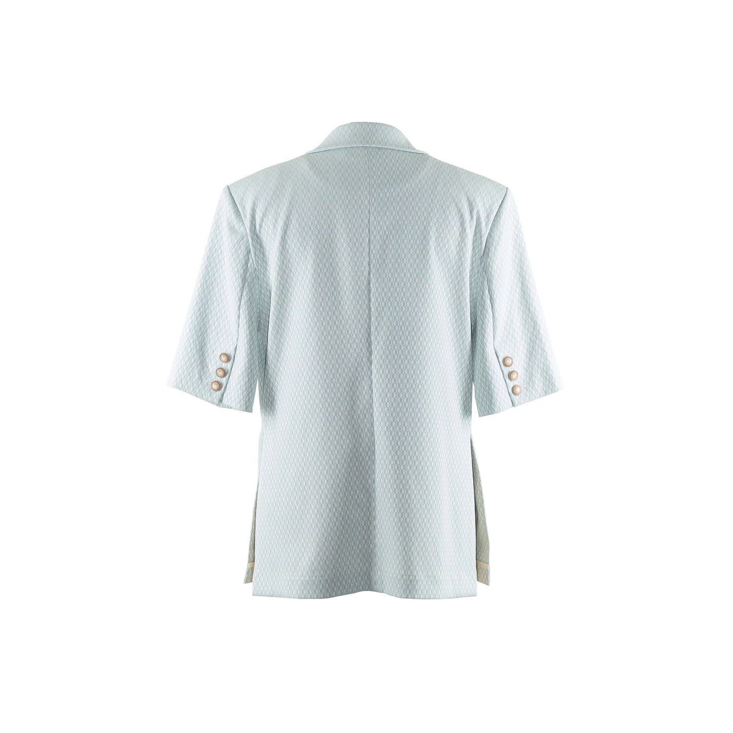 Short-sleeved Blazer (Blue)