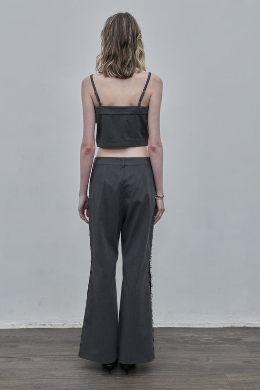 Metal Button Front Cami