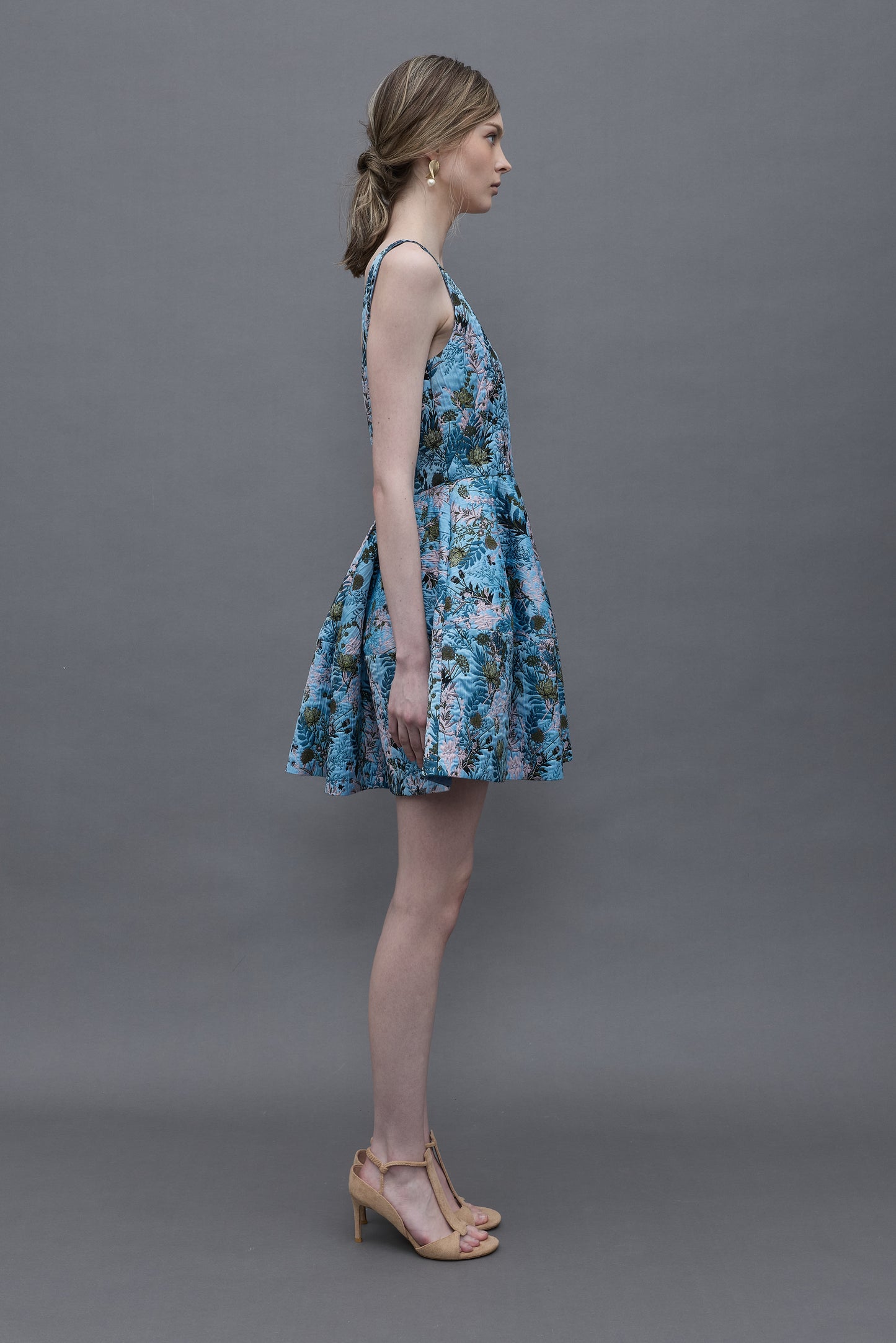 Floral Jacquard Dress