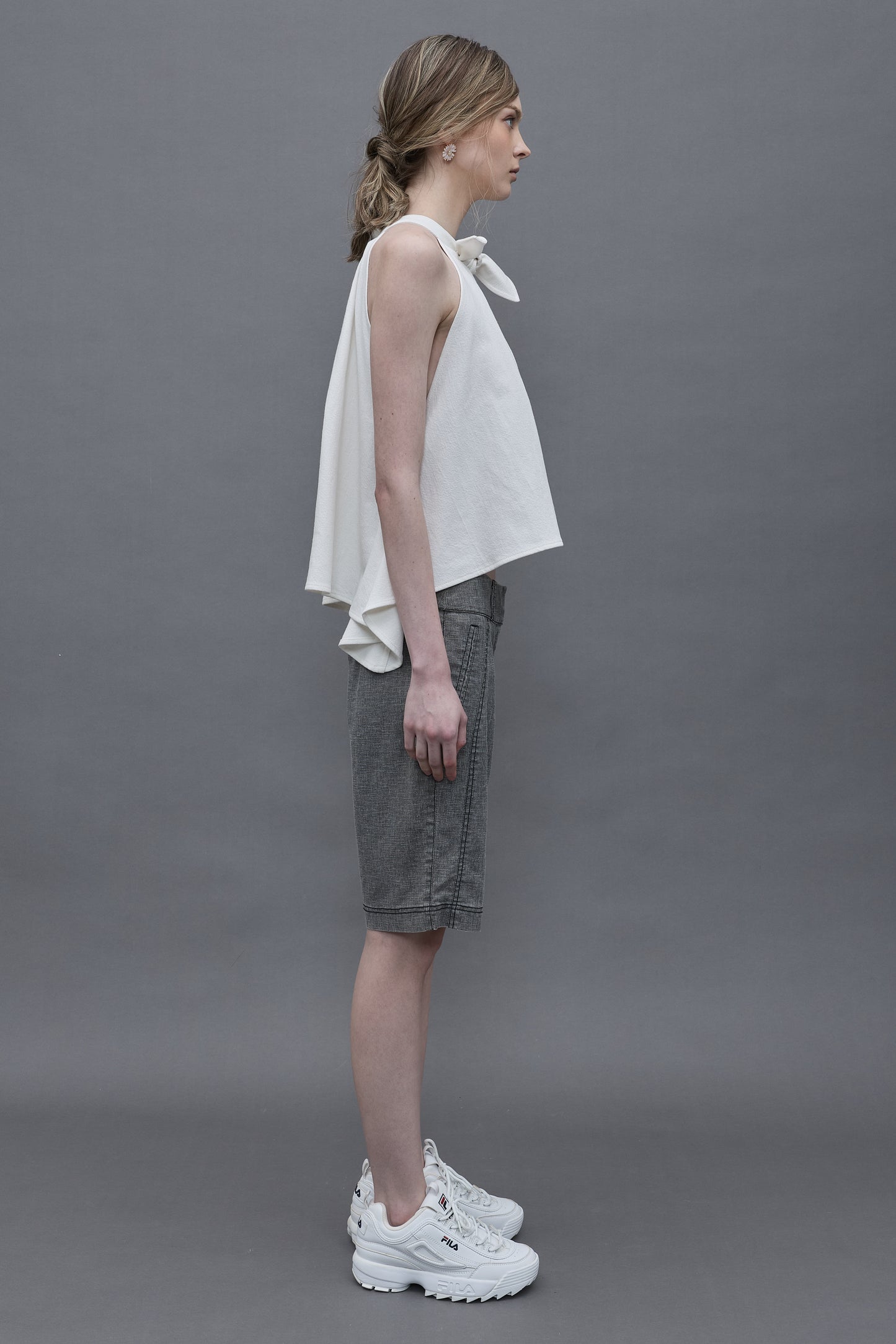 Linen Garment-dyed Shorts