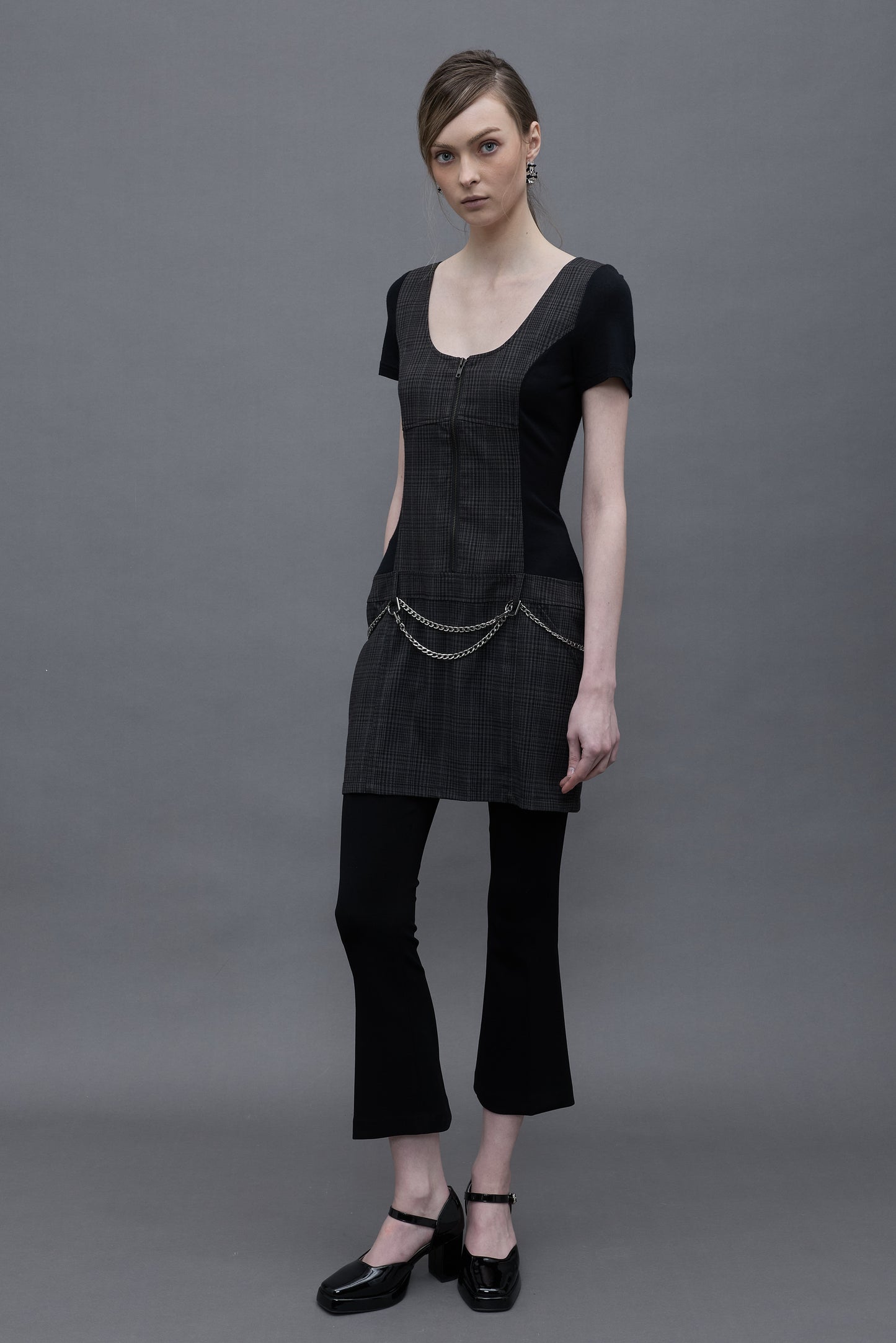 Zipper Front Dress