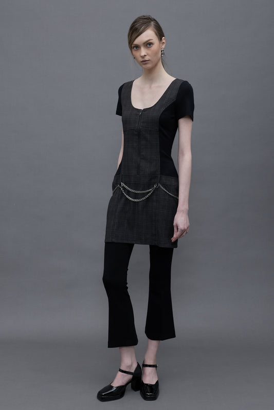 Zipper Front Dress