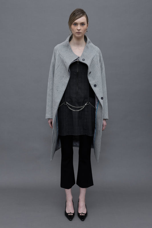 Cropped Flare Trousers