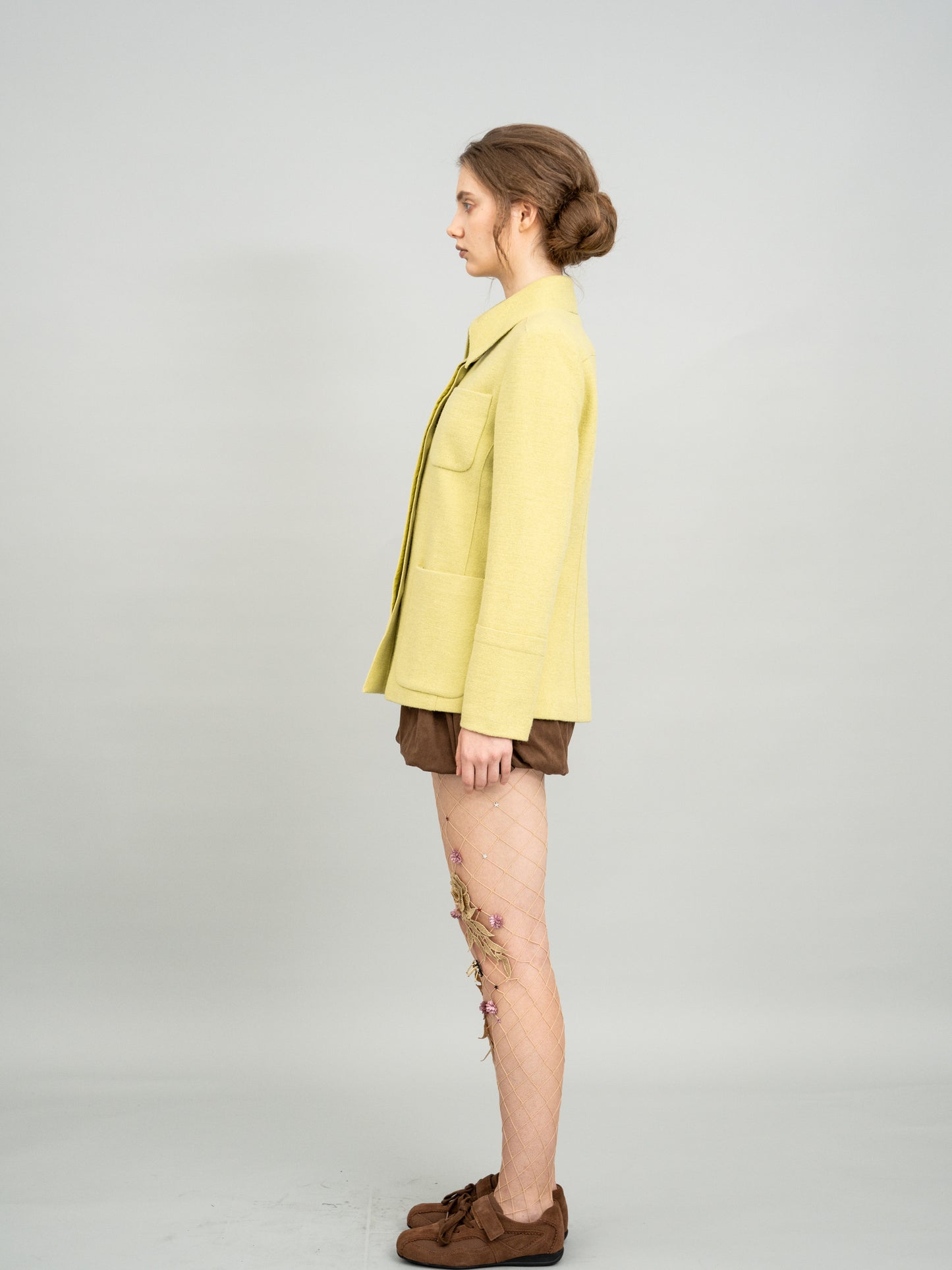 Soft Lemon Shirt Jacket
