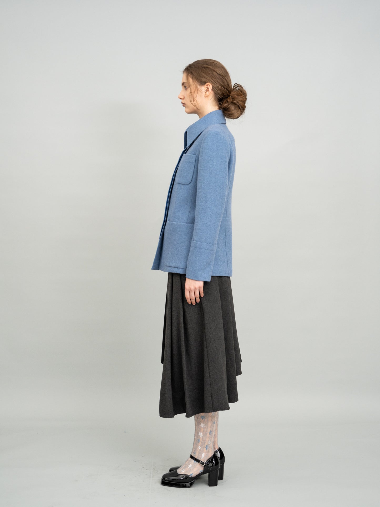 Slate Blue Utility Jacket