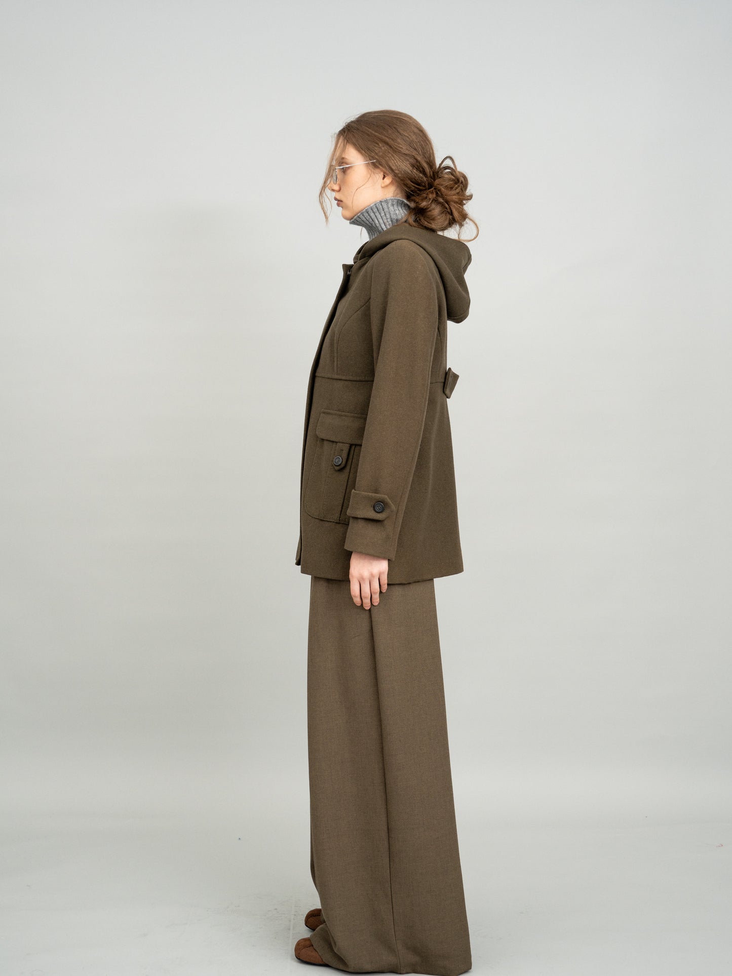 Urban Olive Hooded Jacket