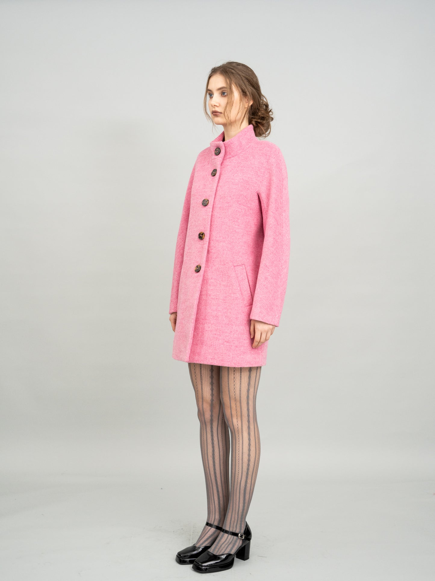 Rose Wool Coat
