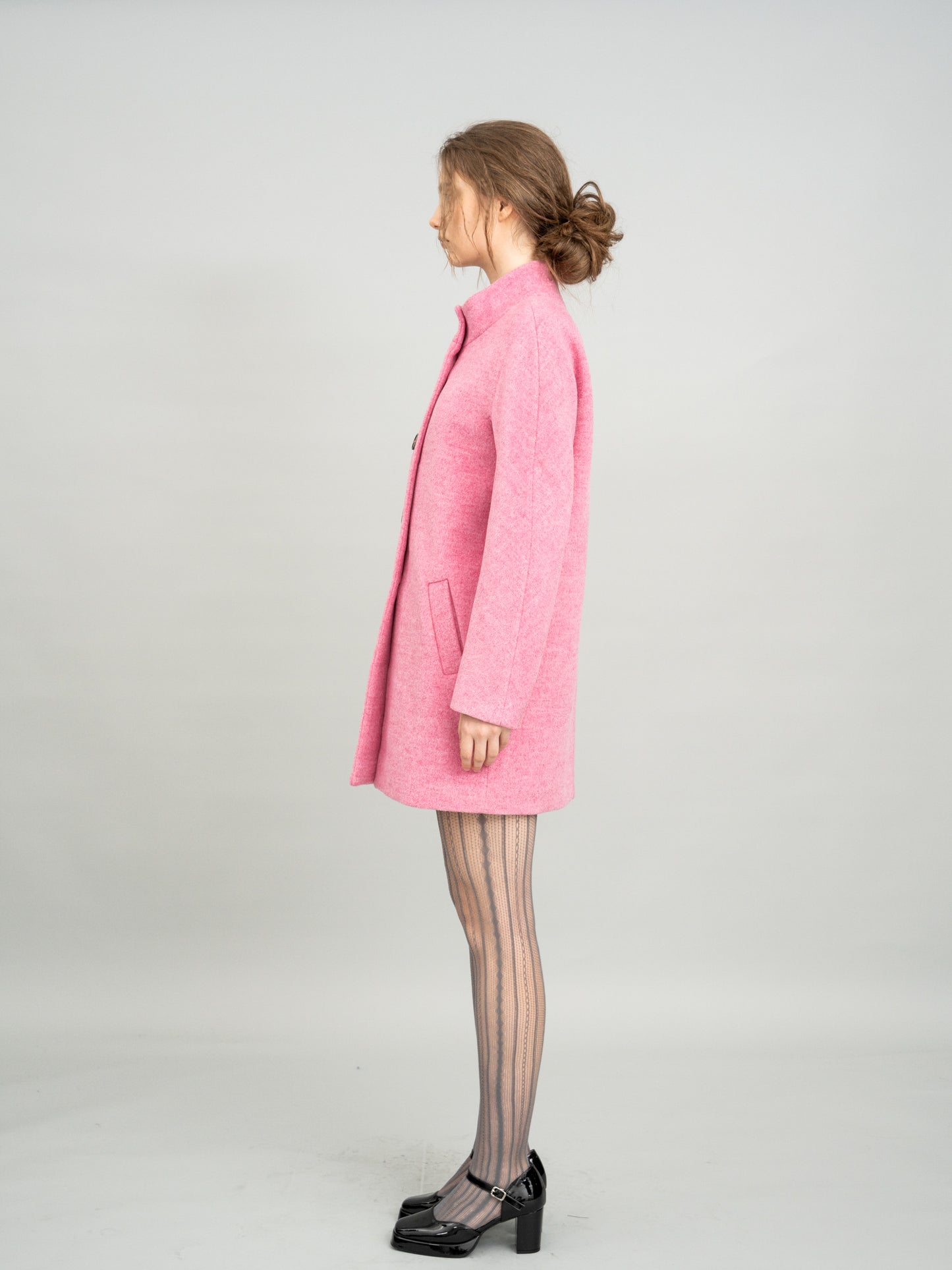 Rose Wool Coat