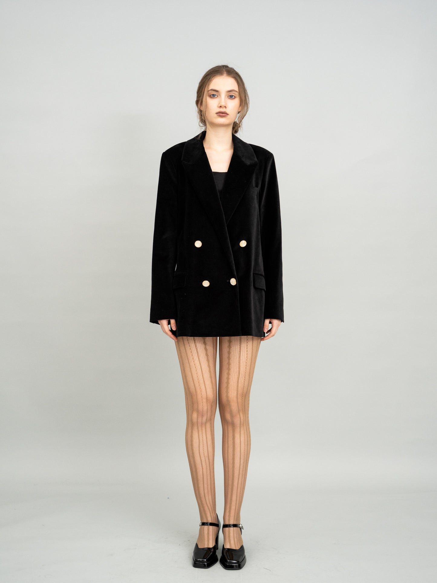 Midnight Velvet Blazer