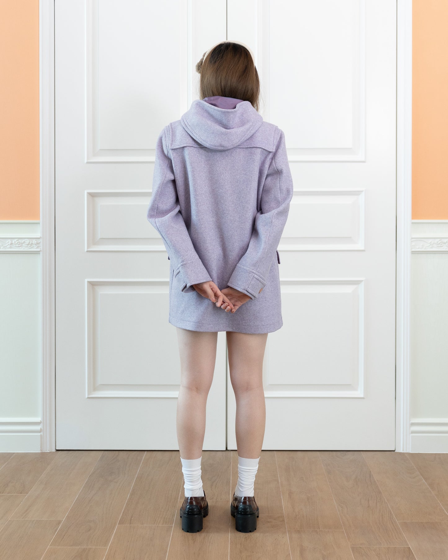 Hooded Coat (Pastel Lilac)