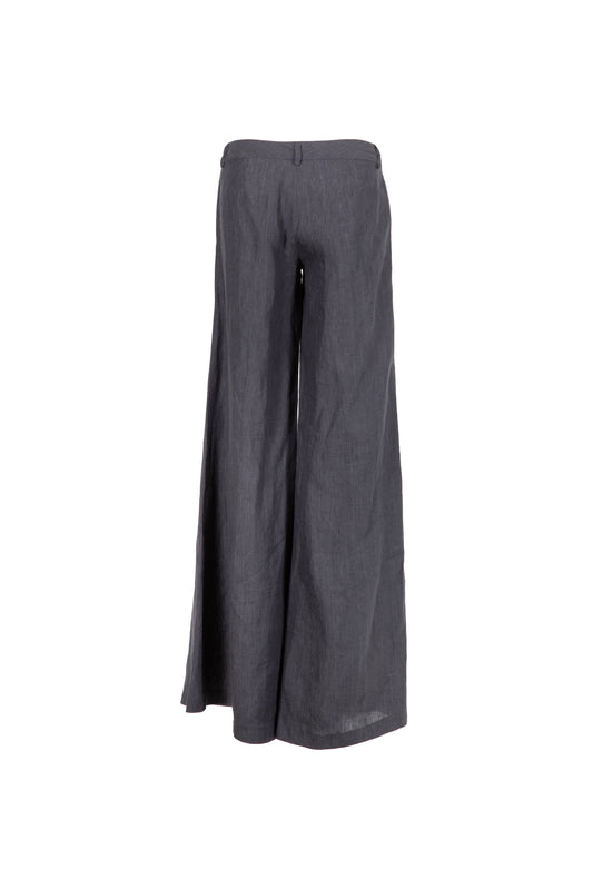 Striped Wide-leg Trousers