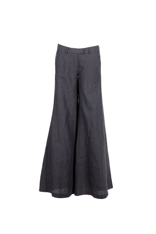 Striped Wide-leg Trousers