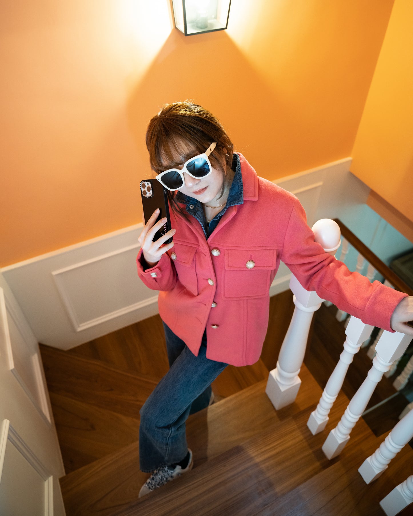Wool-blend Jacket - Paradise Pink