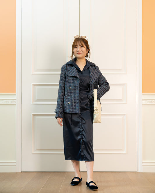 Double-breasted Tweed Jacket