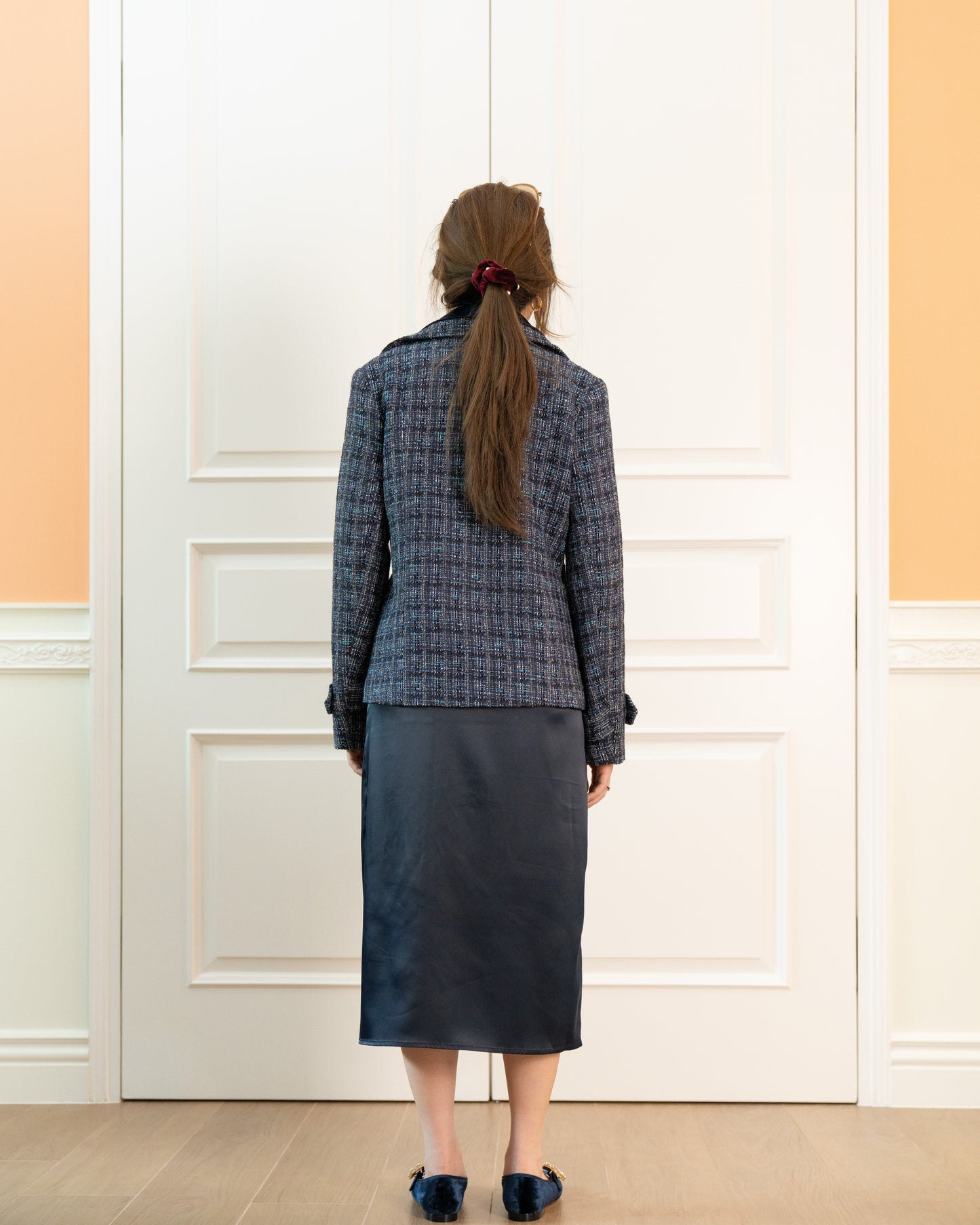 Double-breasted Tweed Jacket