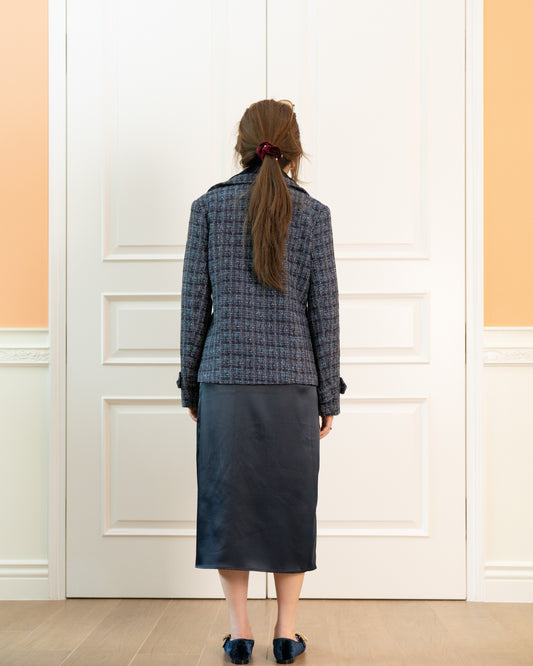 Double-breasted Tweed Jacket