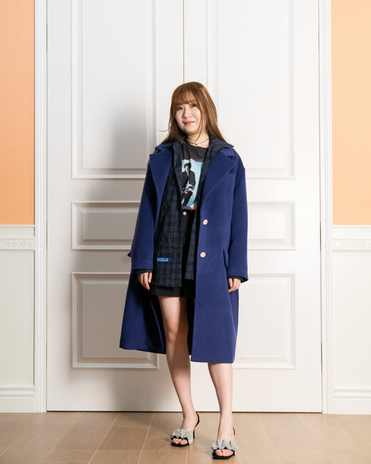 Relaxed Fit Wool-blend Coat