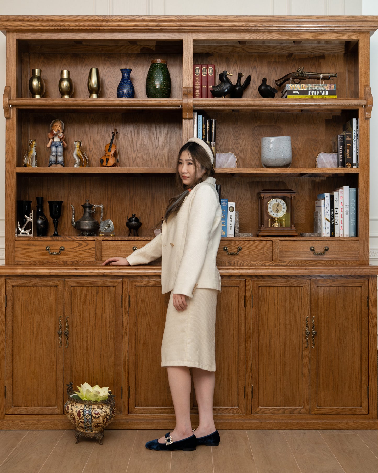 Double-breasted Wool-blend Lurex Jacket