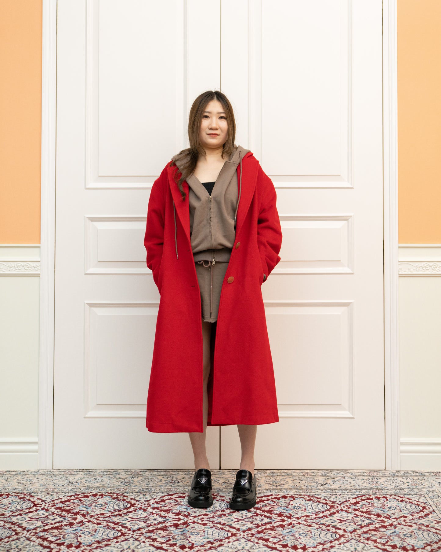 Wool-blend Overcoat