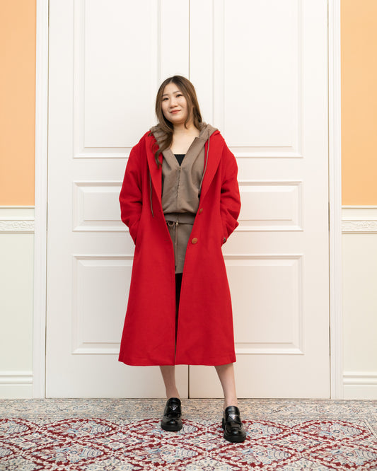 Wool-blend Overcoat