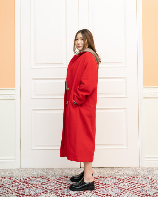 Wool-blend Overcoat