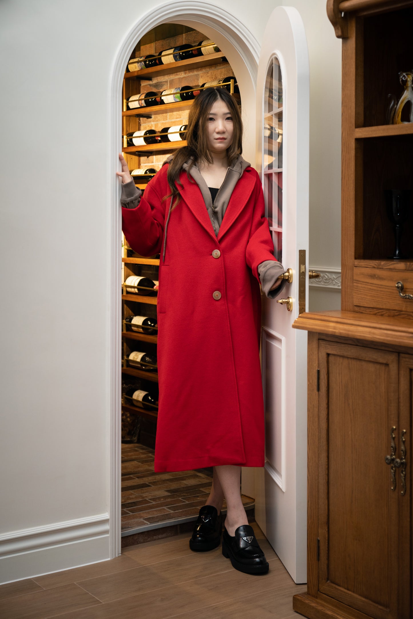 Wool-blend Overcoat
