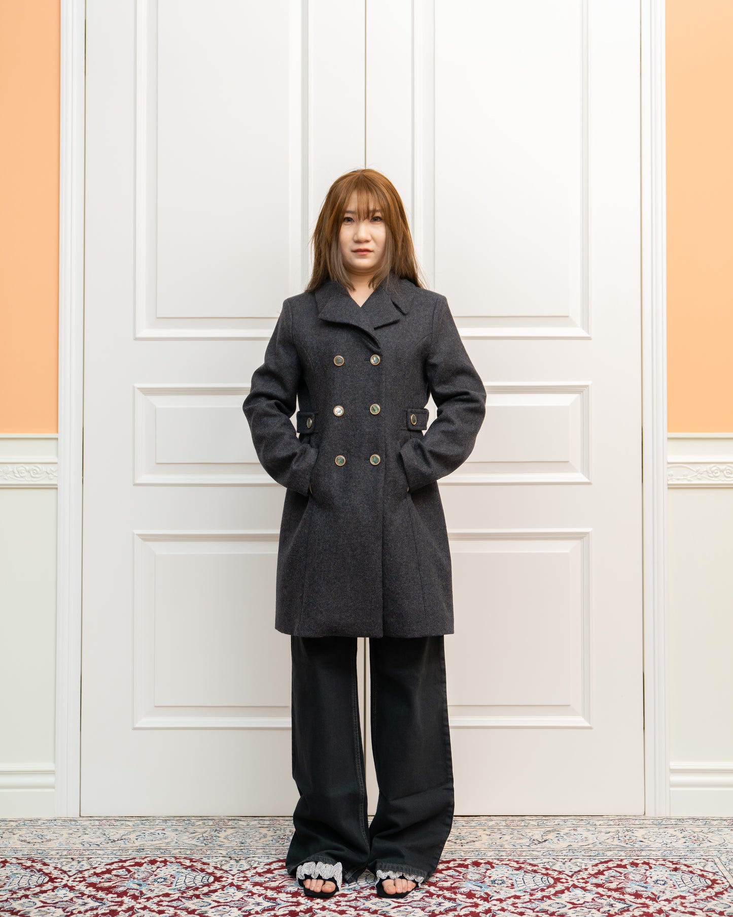 Double-breasted Wool Coat