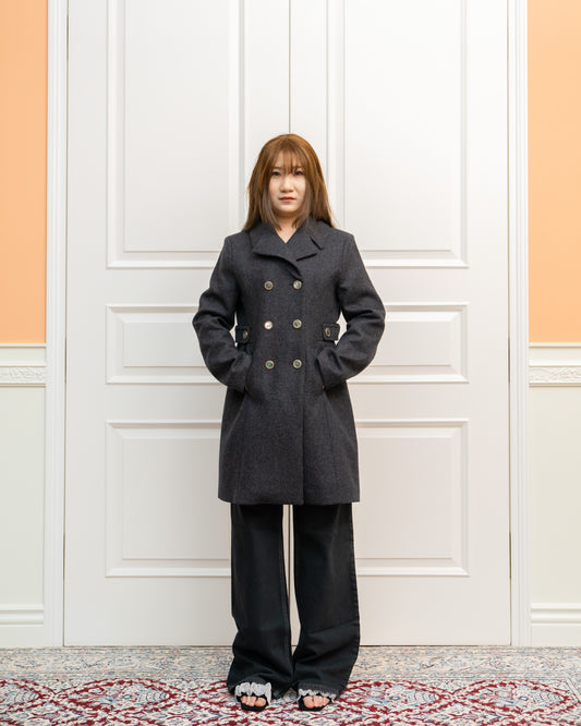 Double-breasted Wool Coat