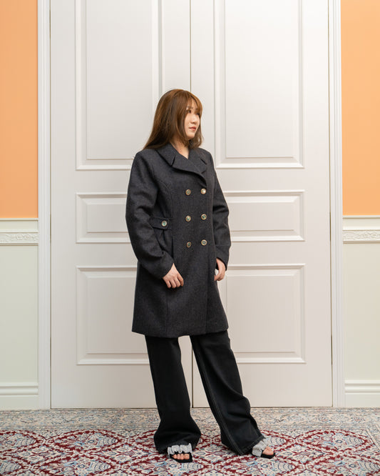 Double-breasted Wool Coat