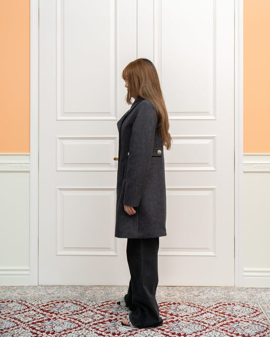 Double-breasted Wool Coat