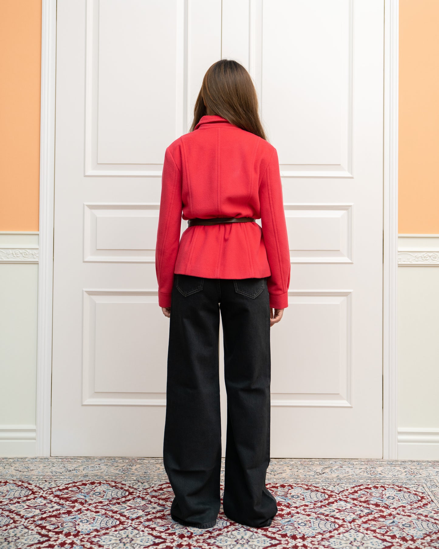Wool-blend Jacket - Deep Pink Fuchsia