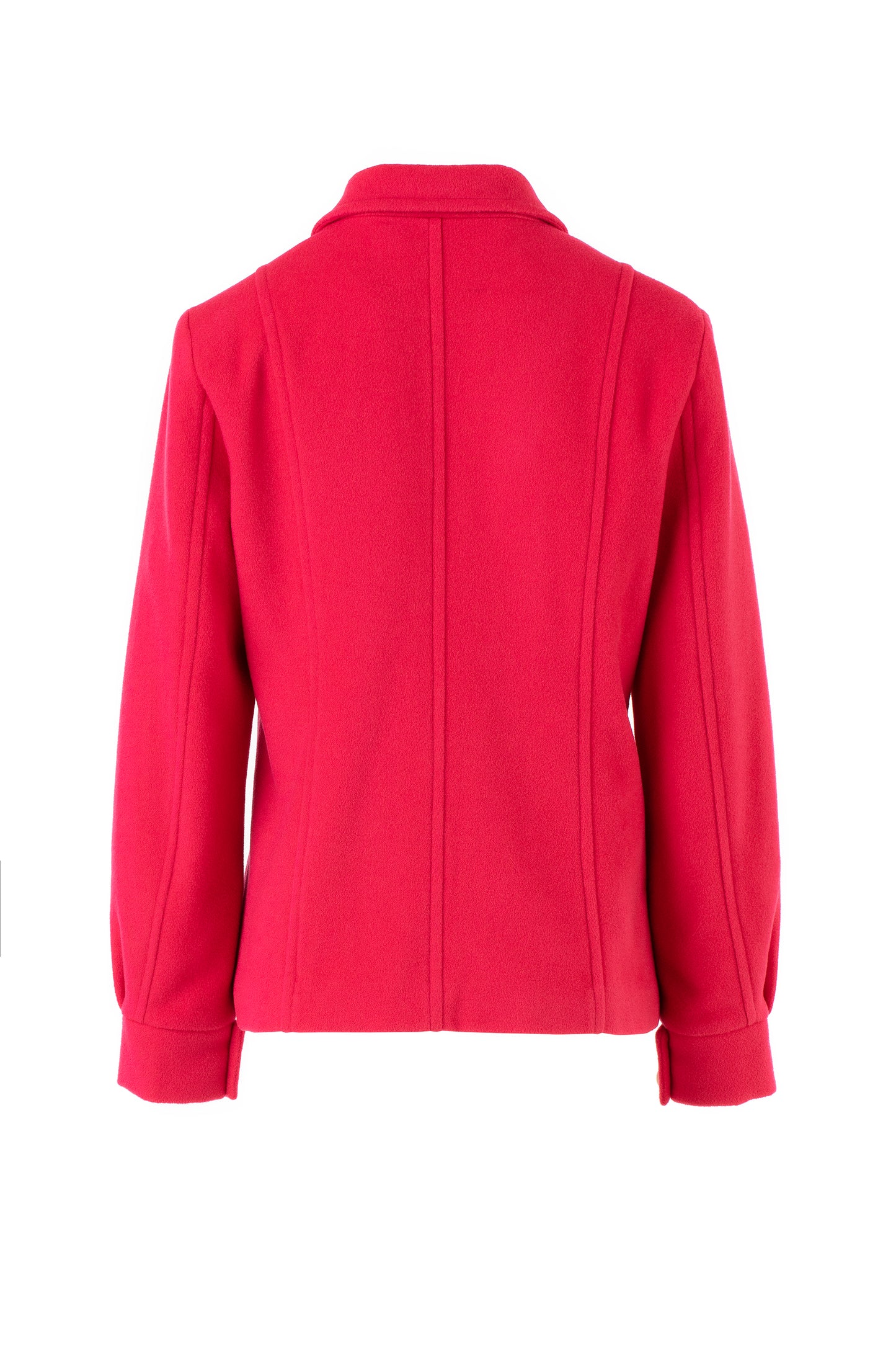 Wool-blend Jacket - Deep Pink Fuchsia