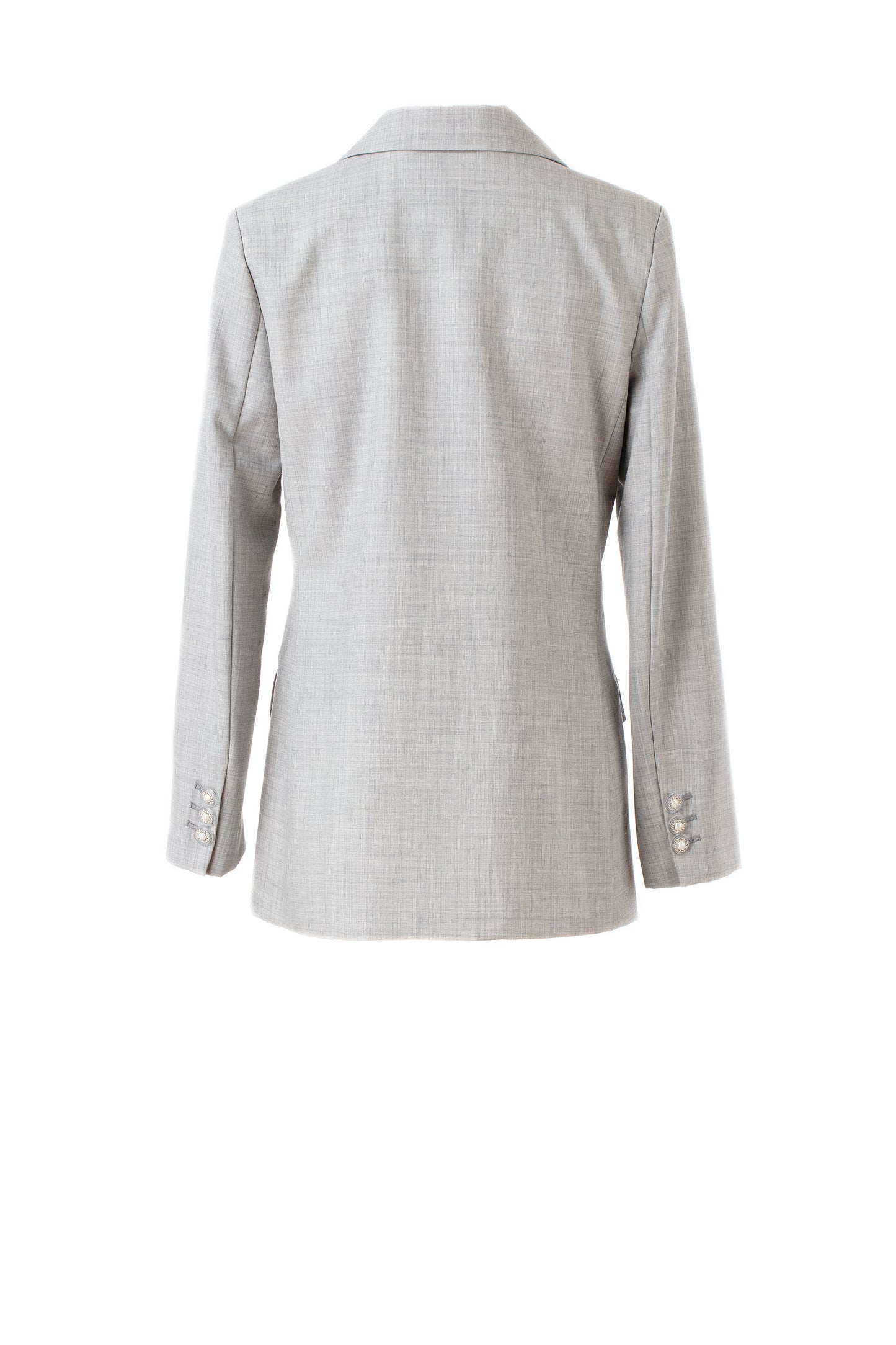 Light-weighted Double-breasted Jacket in Wool