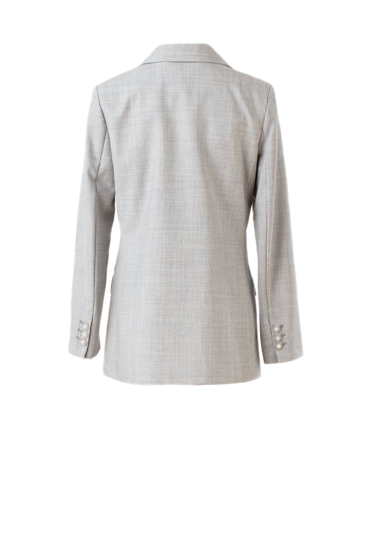 Light-weighted Double-breasted Jacket in Wool