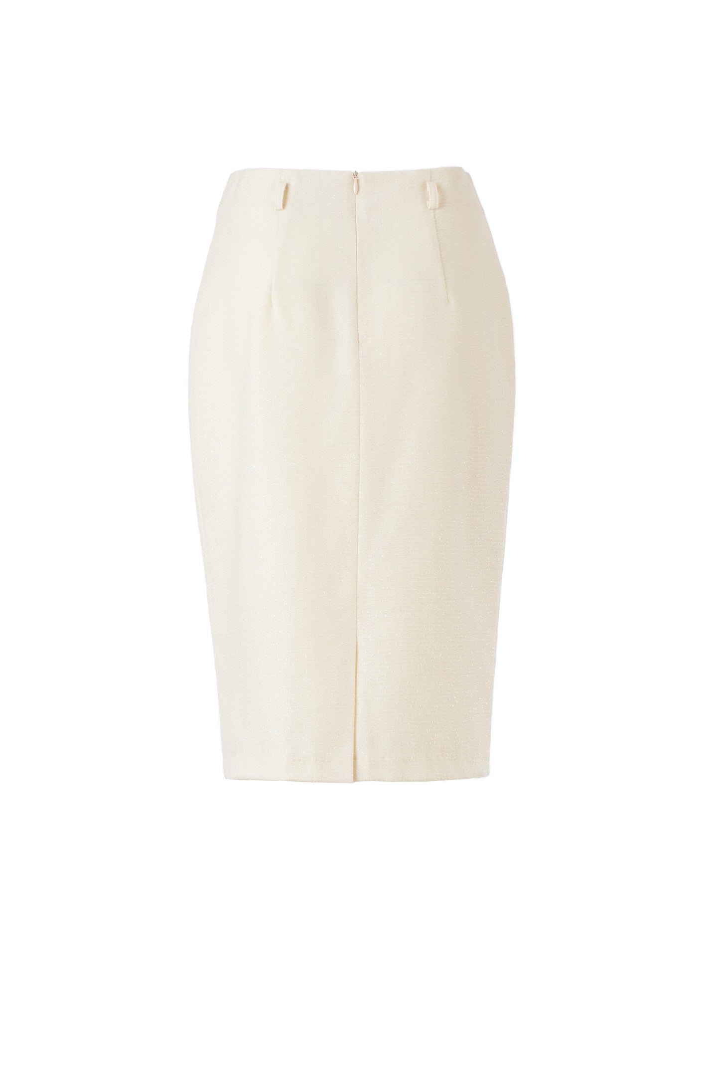Wool-blend Lurex Pencil Skirt