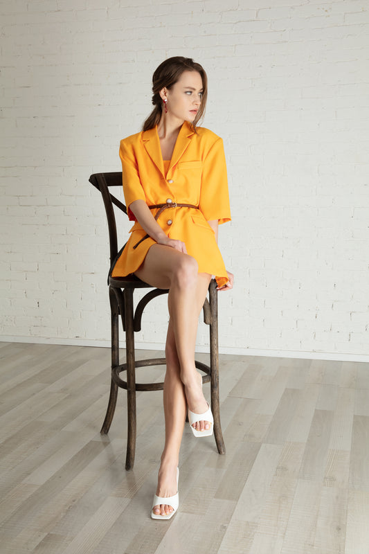 Short-sleeved Blazer