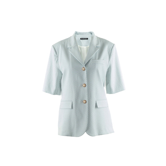 Short-sleeved Blazer (Blue)
