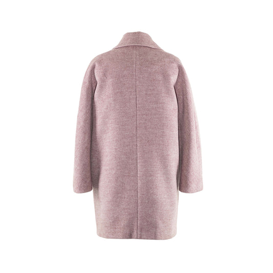 Wool-blend Coat (Multi Pink)